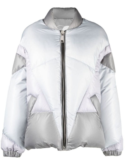 Silver Puff Khris Heart Quilted Jacket