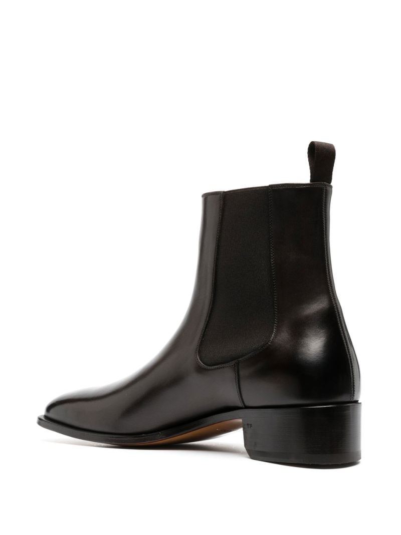 Brown Alec Leather Chelsea Boots