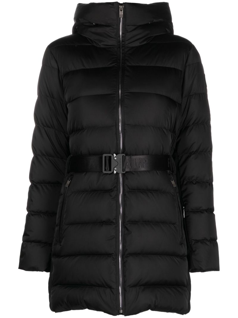 Black Rejina Quilted Ski Jacket