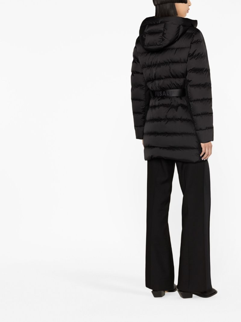 Black Rejina Quilted Ski Jacket