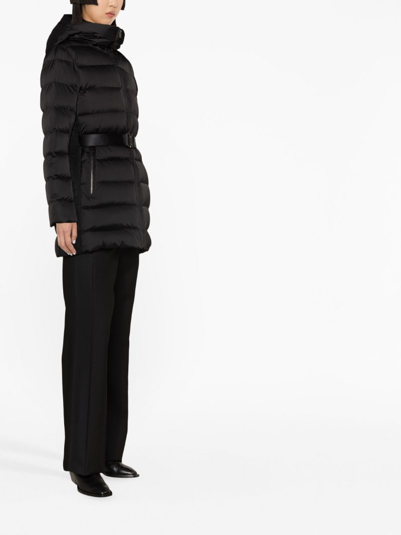 Black Rejina Quilted Ski Jacket