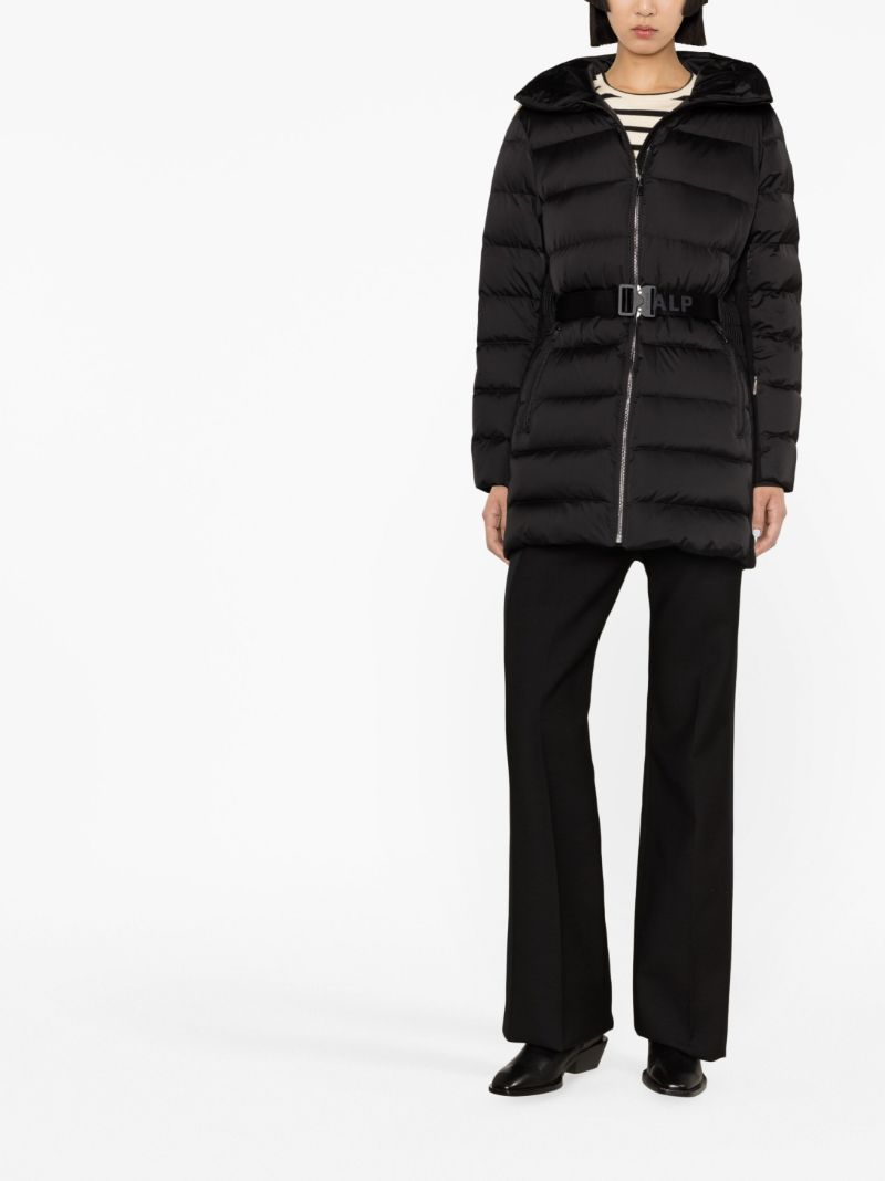 Black Rejina Quilted Ski Jacket