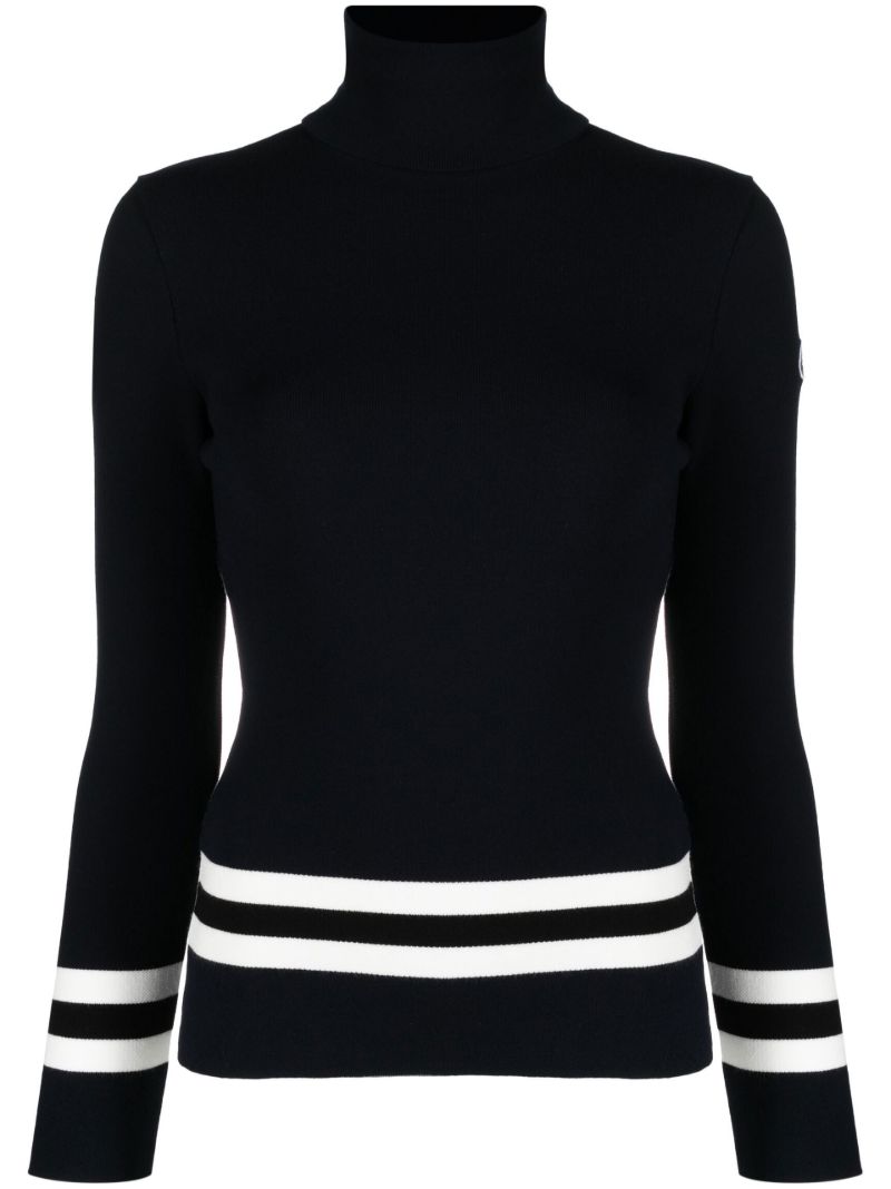 Black Judith Roll-neck Sweater