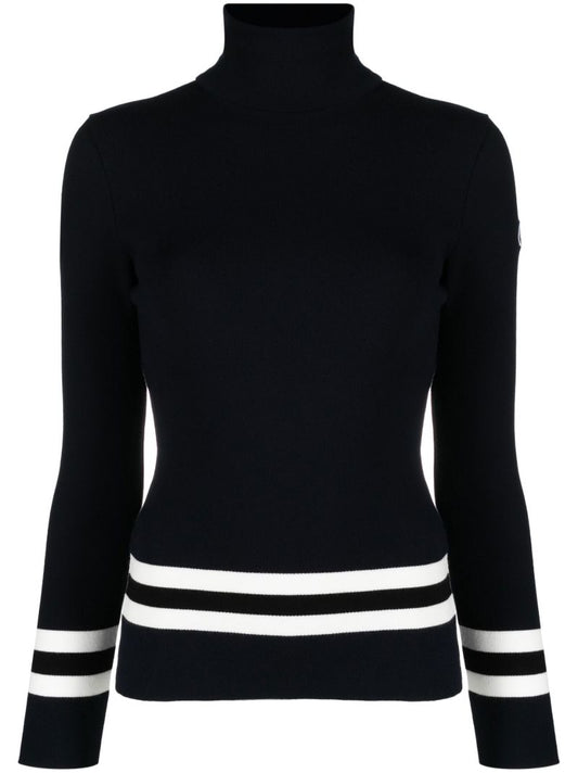 Black Judith Roll-neck Sweater