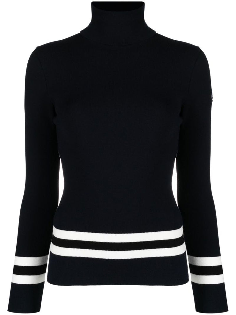 Black Judith Roll-neck Sweater