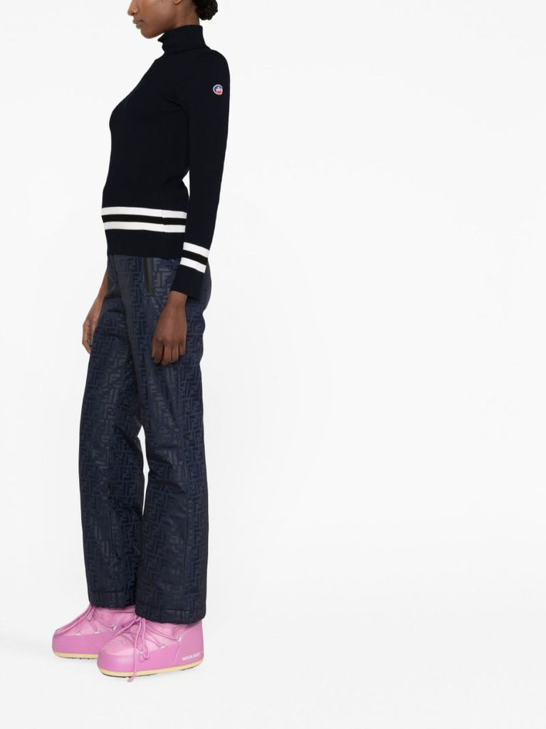 Black Judith Roll-neck Sweater