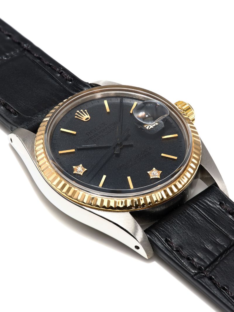 Reworked Vintage Stainless Steel Rolex Datejust Watch