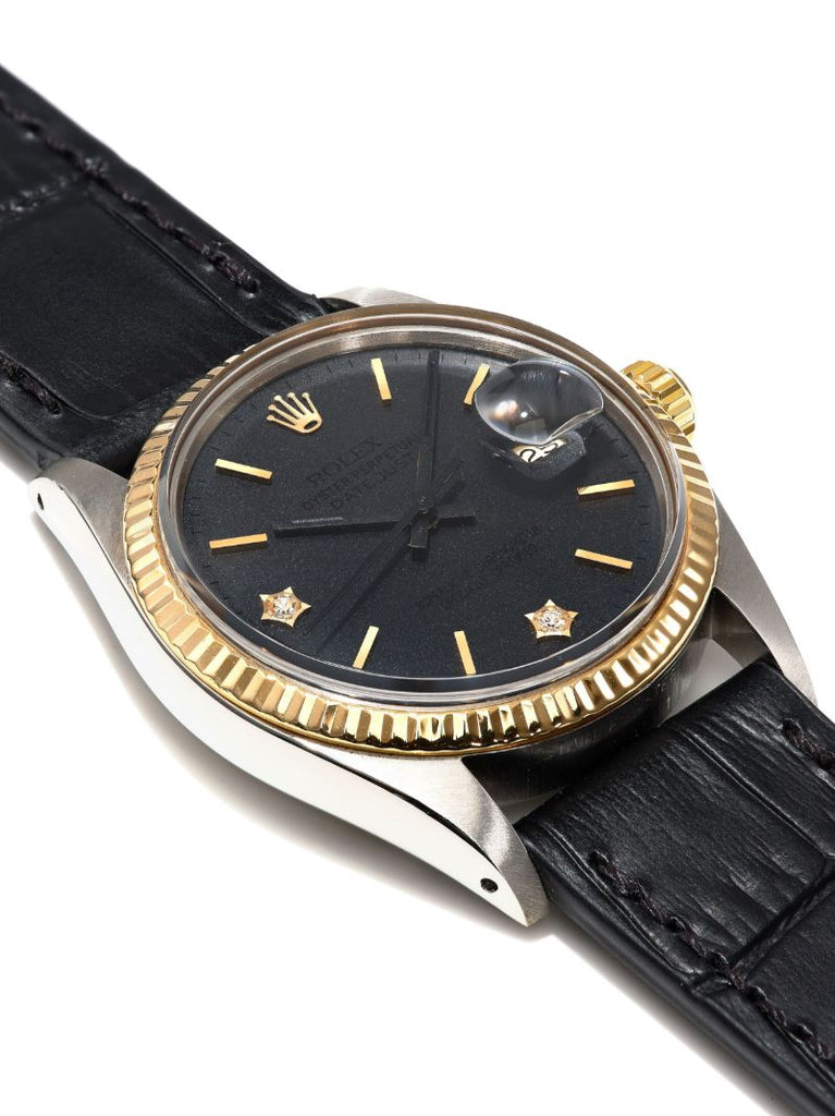 Reworked Vintage Stainless Steel Rolex Datejust Watch