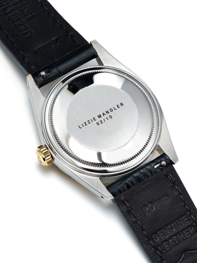 Reworked Vintage Stainless Steel Rolex Datejust Watch