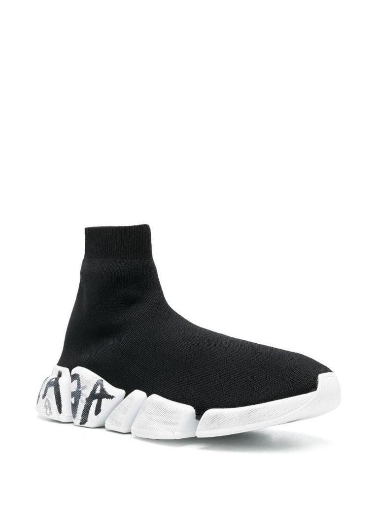 Black Speed 2.0 Sock Sneakers