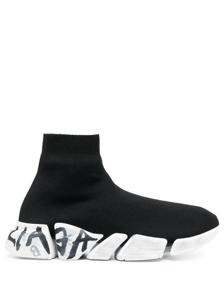 Black Speed 2.0 Sock Sneakers