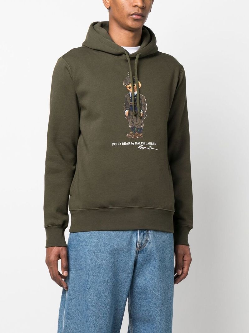 Green Polo Bear Hoodie