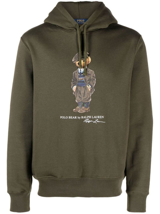 Green Polo Bear Hoodie