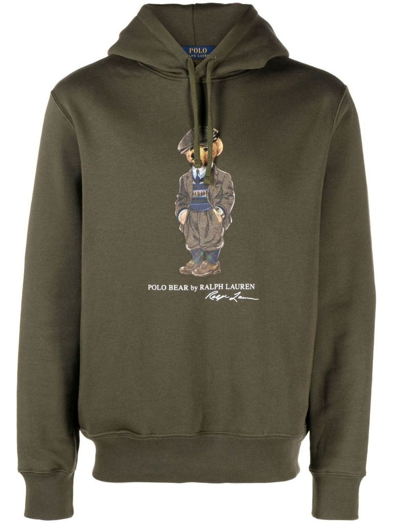 Green Polo Bear Hoodie