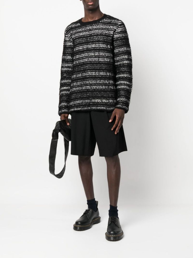 Black Striped Sweater
