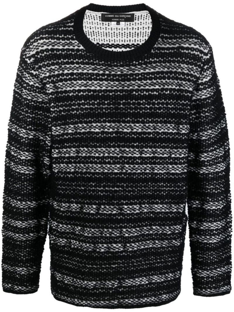 Black Striped Sweater