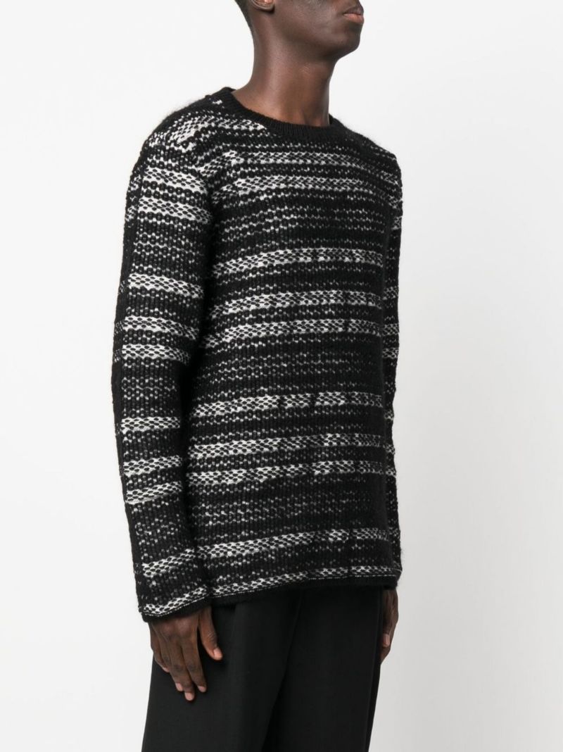Black Striped Sweater