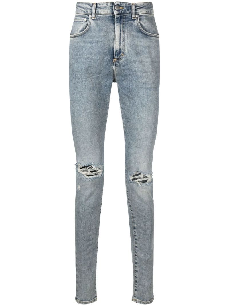 Blue Destroyer Distressed Jeans