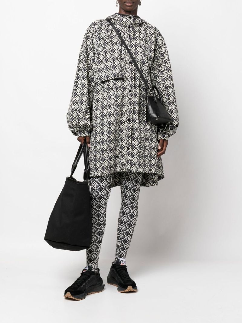 Black Moon Diamant A-line Windbreaker Jacket