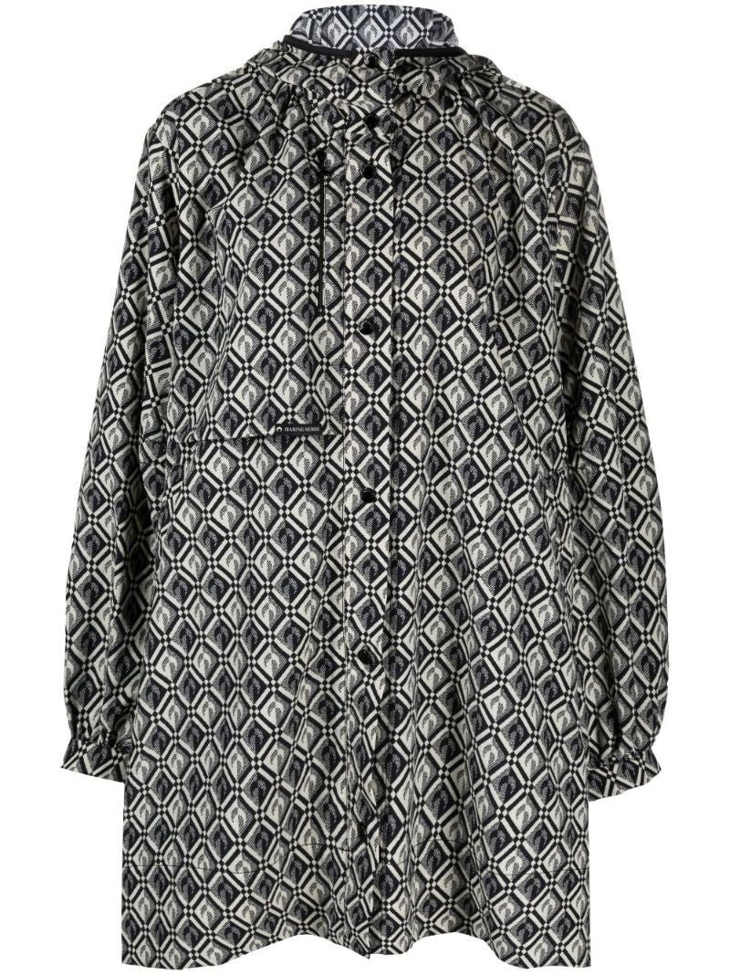 Black Moon Diamant A-line Windbreaker Jacket