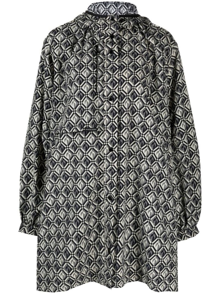 Black Moon Diamant A-line Windbreaker Jacket