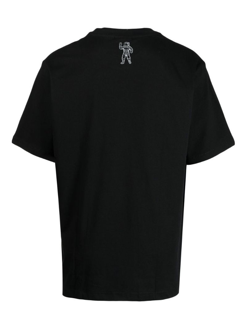 Black Leopard Head Cotton T-shirt