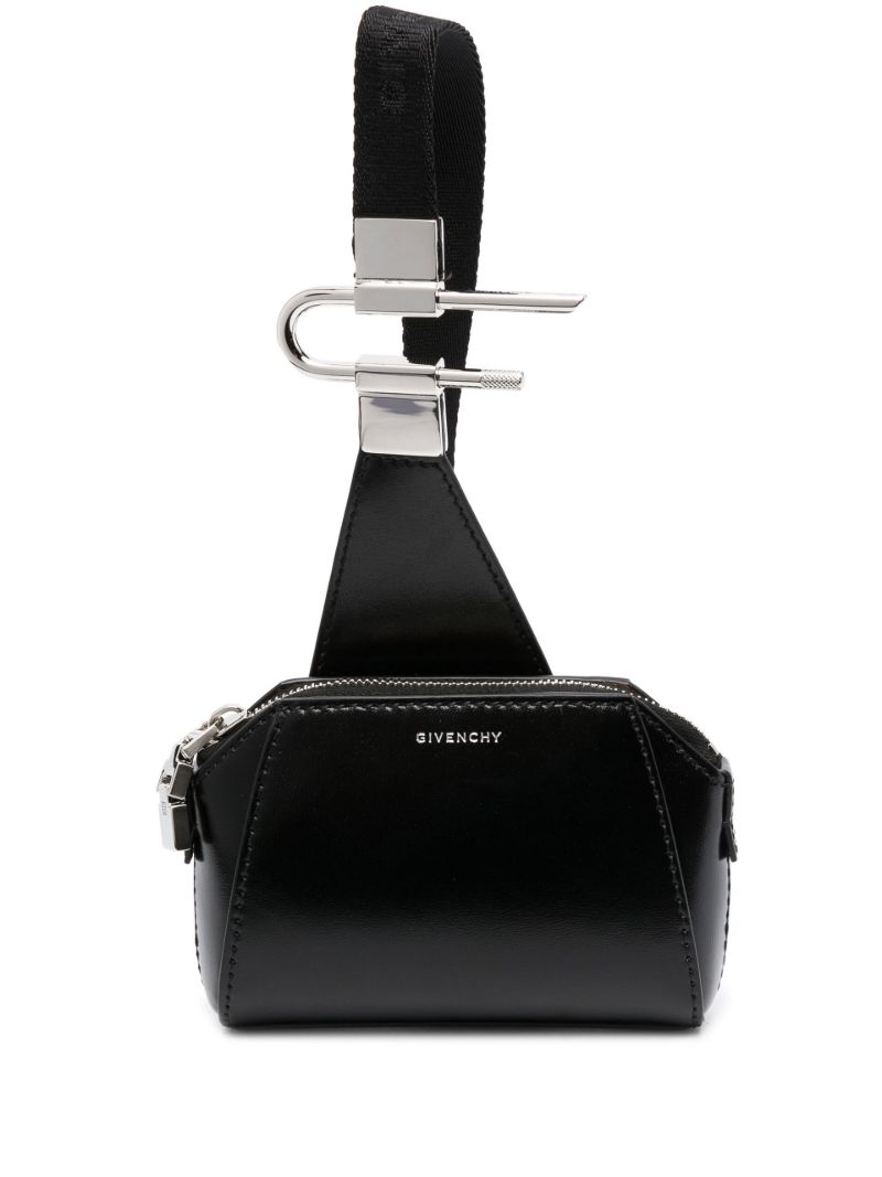 Black Mini Antigona Crossbody Bag