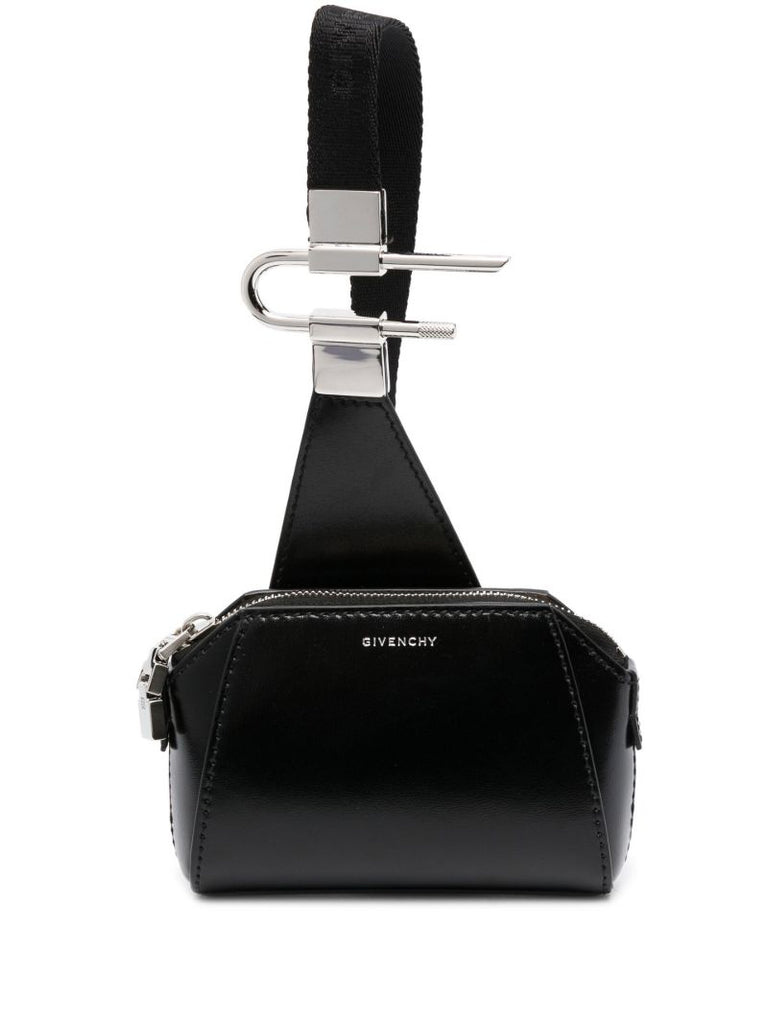 Black Mini Antigona Crossbody Bag