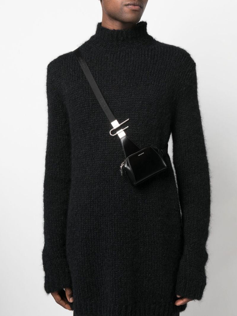 Black Mini Antigona Crossbody Bag