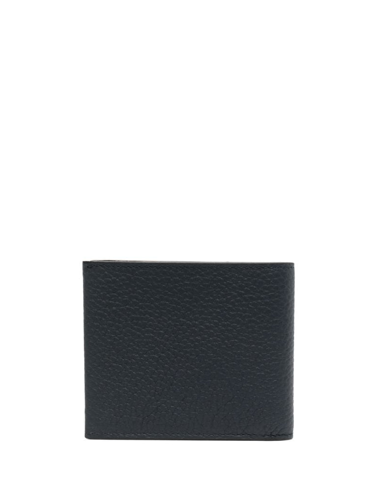 Blue Logo Plaque Wallet
