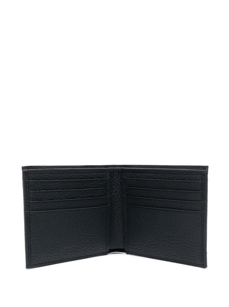 Blue Logo Plaque Wallet