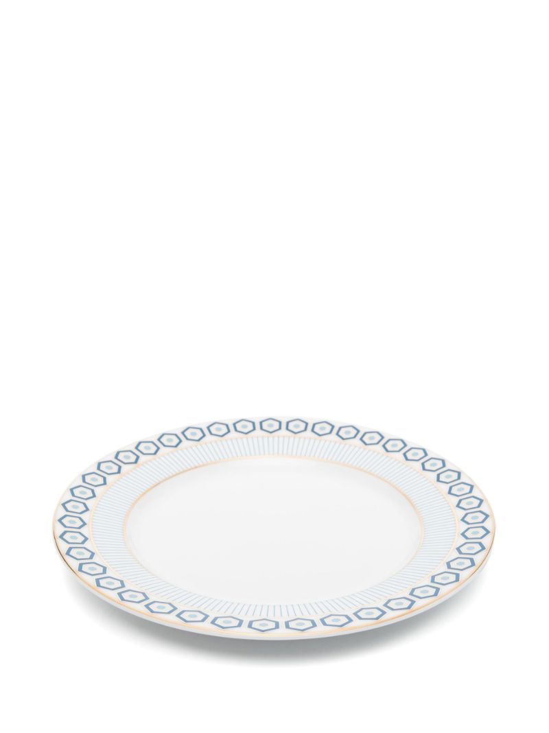 White Newport Salad Plate