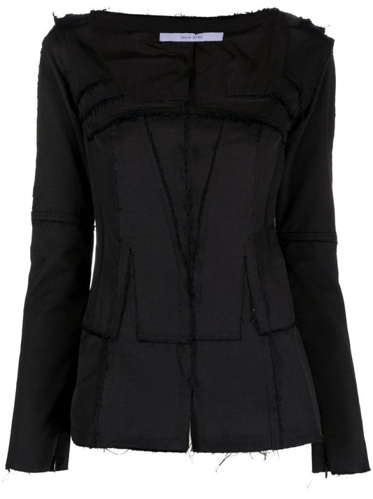 Black Frayed Jacket