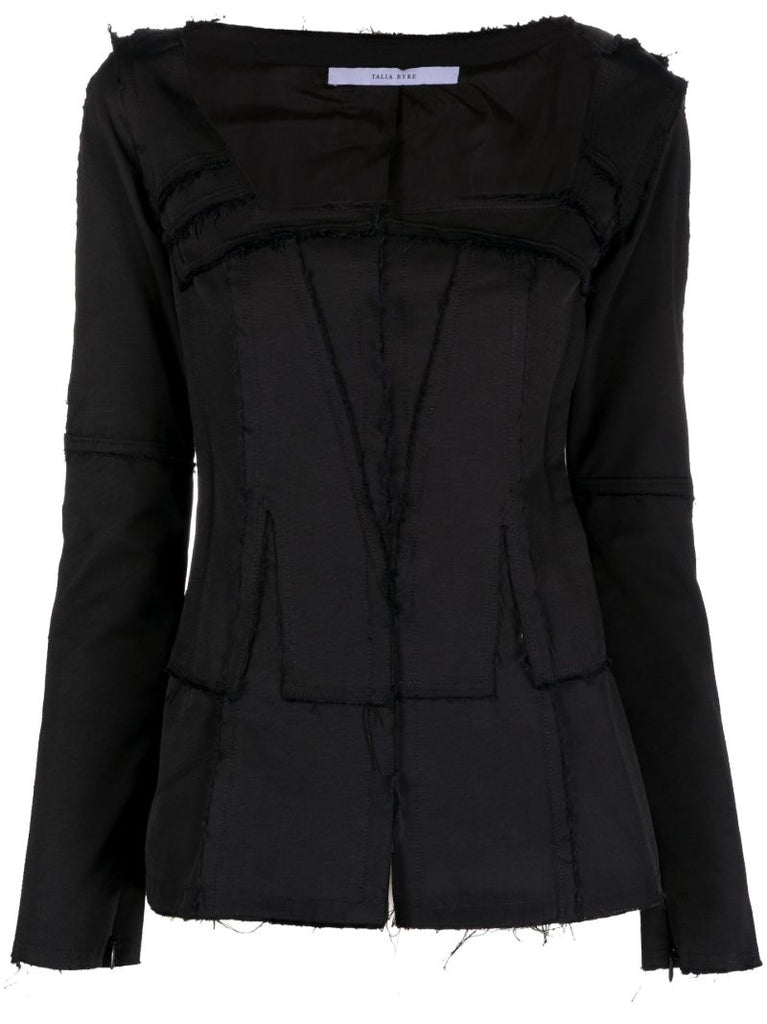 Black Frayed Jacket