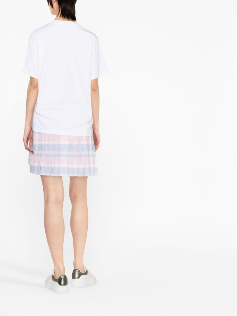 White Tennis Club Print T-shirt