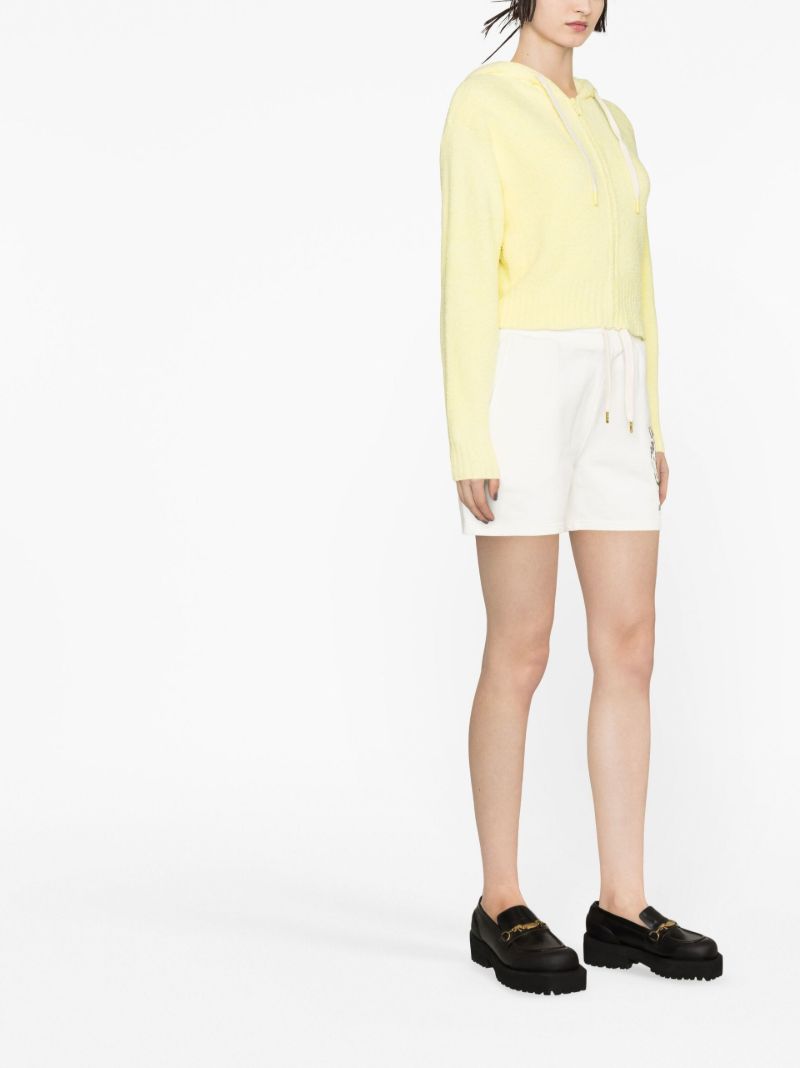 White Casa Way Track Shorts