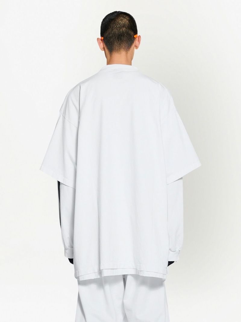 X Adidas White Logo Embroidered Crew Neck Cotton T-shirt