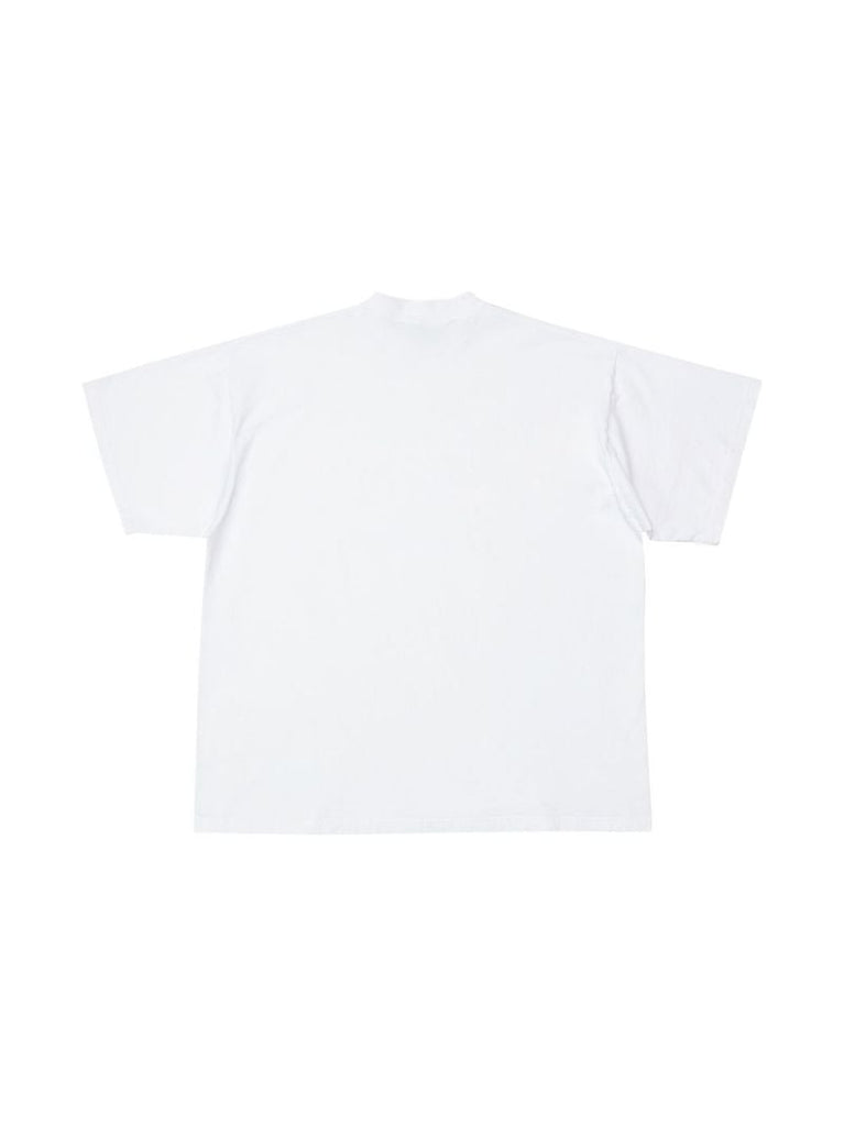 X Adidas White Logo Embroidered Crew Neck Cotton T-shirt