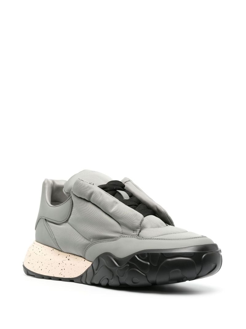 Grey Court Quilted Sneakers