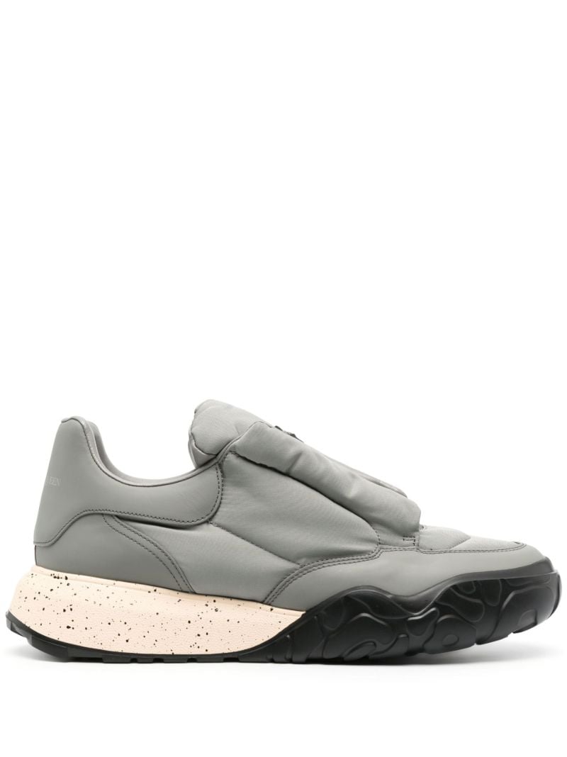 Grey Court Quilted Sneakers