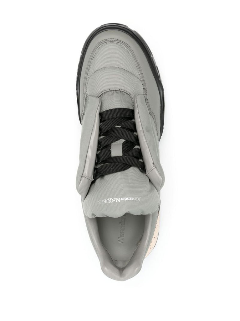 Grey Court Quilted Sneakers