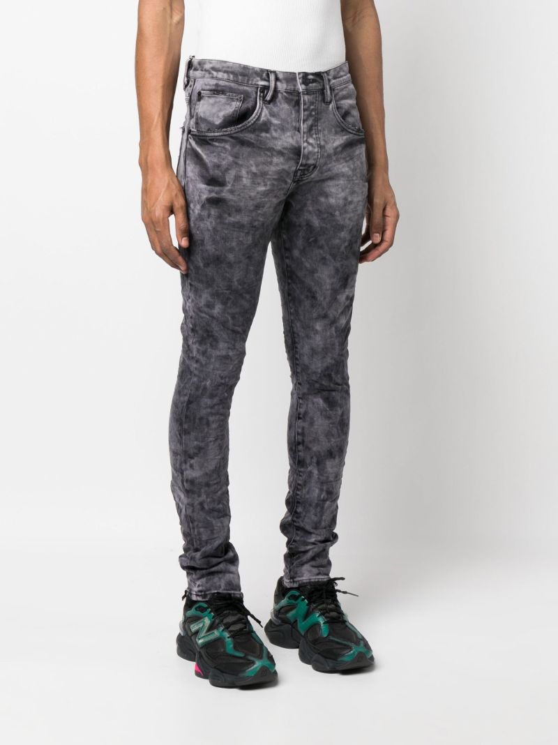 Black Faded Skinny Jeans