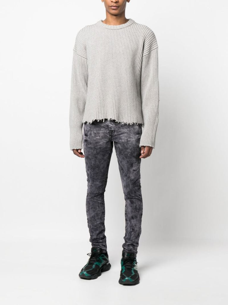 Black Faded Skinny Jeans