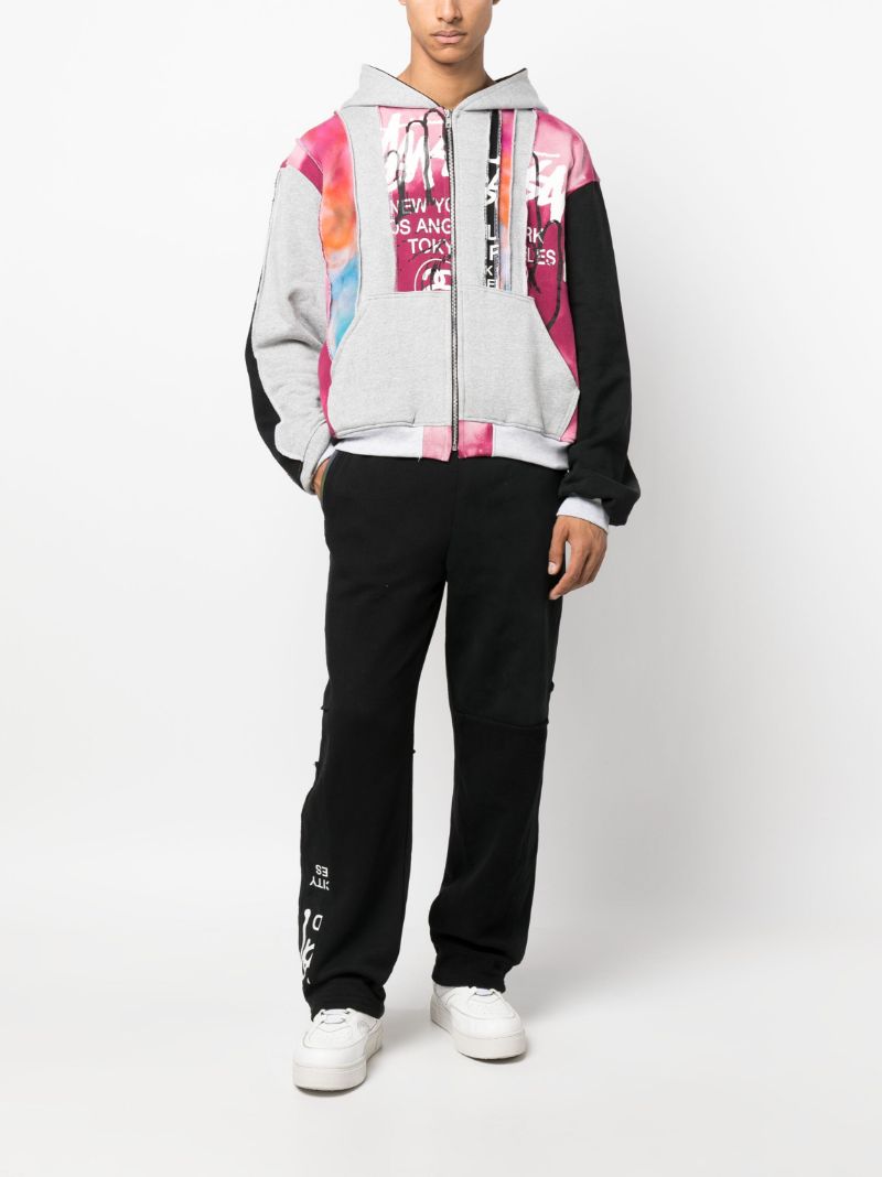 X Peter Simmonds Black Logo-print Track Pants