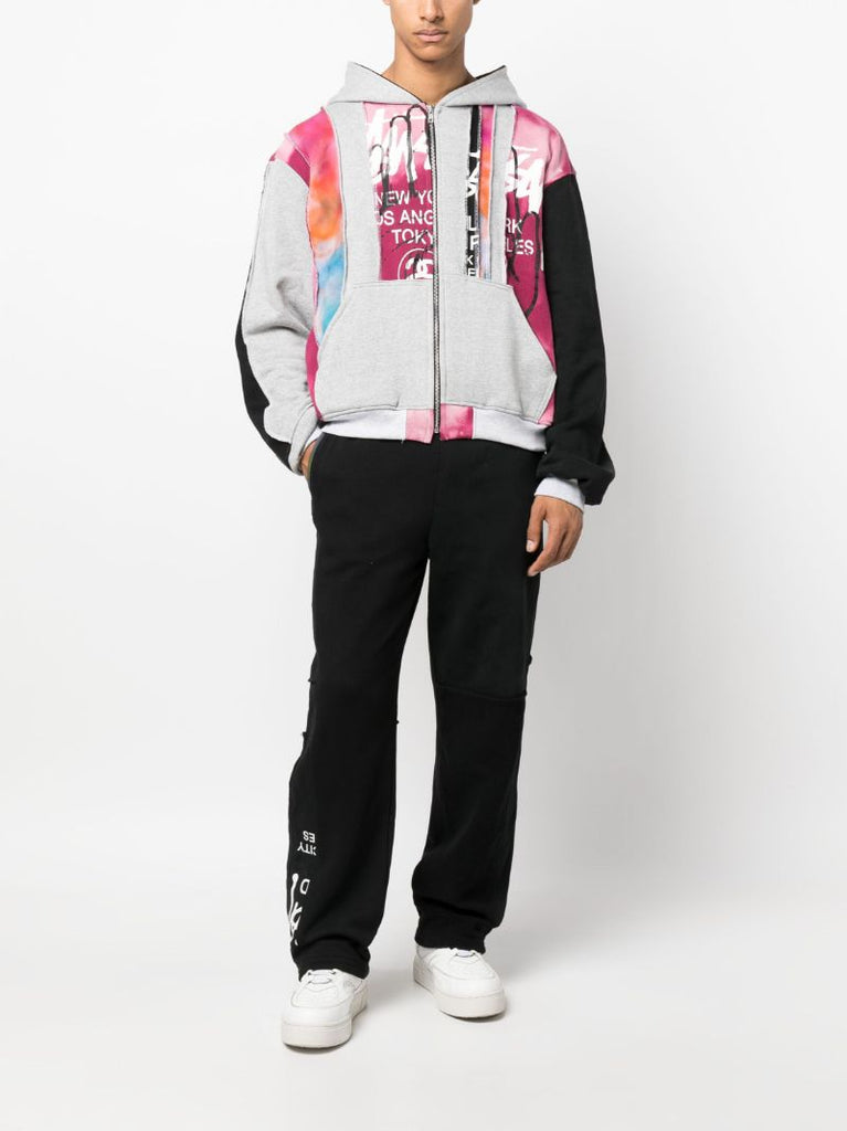 X Peter Simmonds Black Logo-print Track Pants