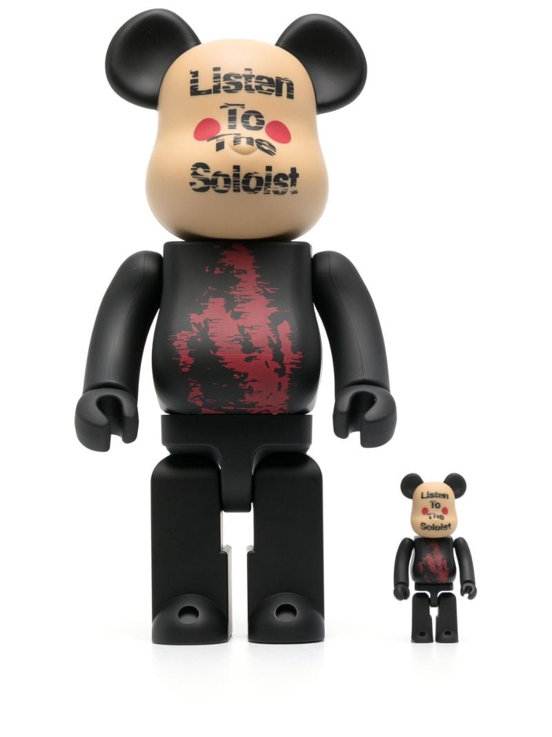 Black Be@rbrick Takahiromiyashitathesoloist. Pause=play 100% and 400% Set