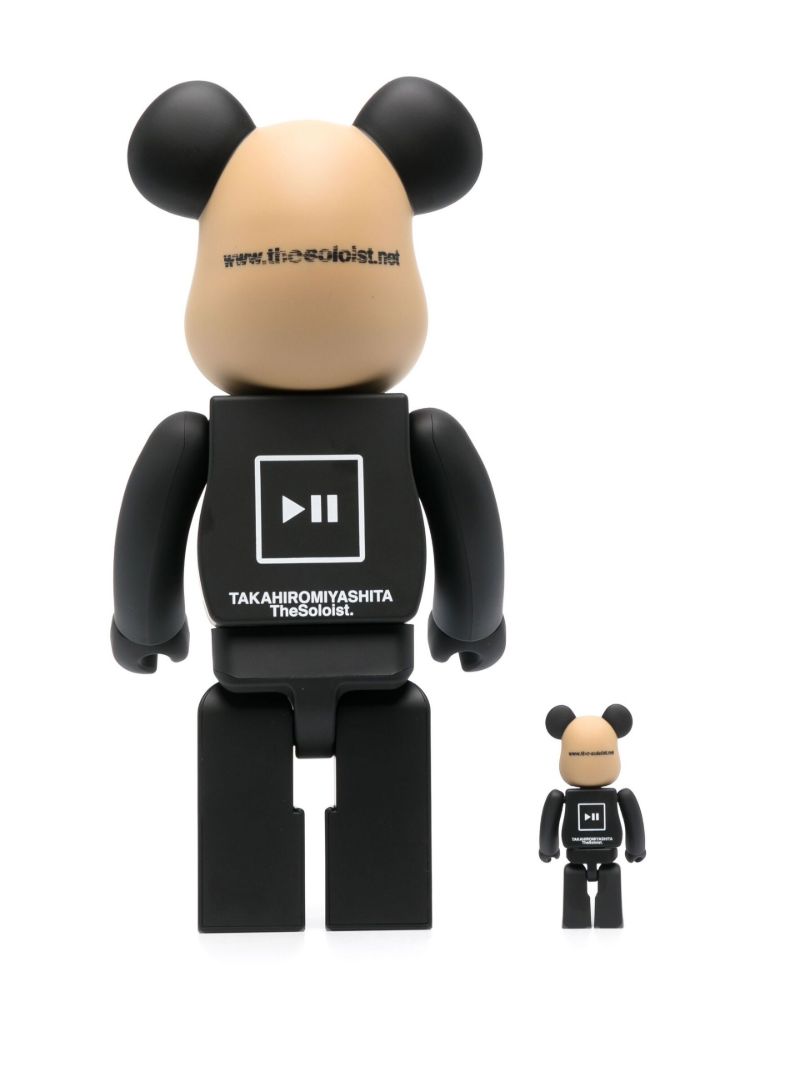 Black Be@rbrick Takahiromiyashitathesoloist. Pause=play 100% and 400% Set
