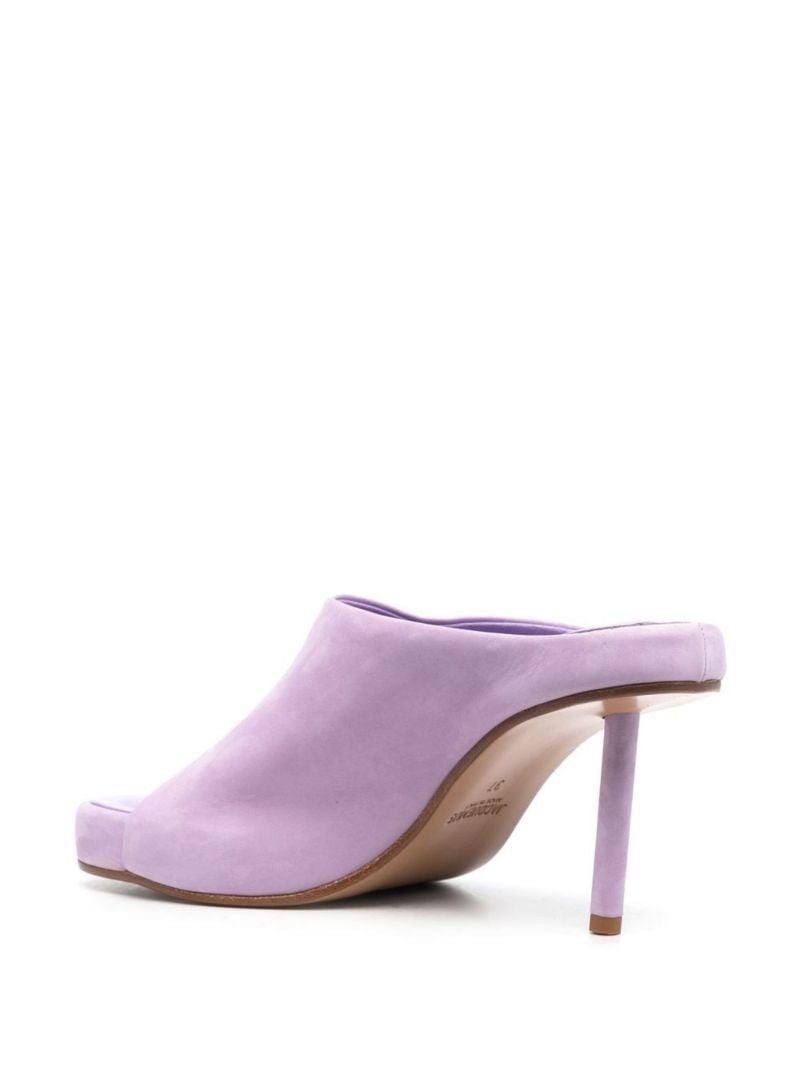 Purple Les Mules Nuvola 80 Suede Mules