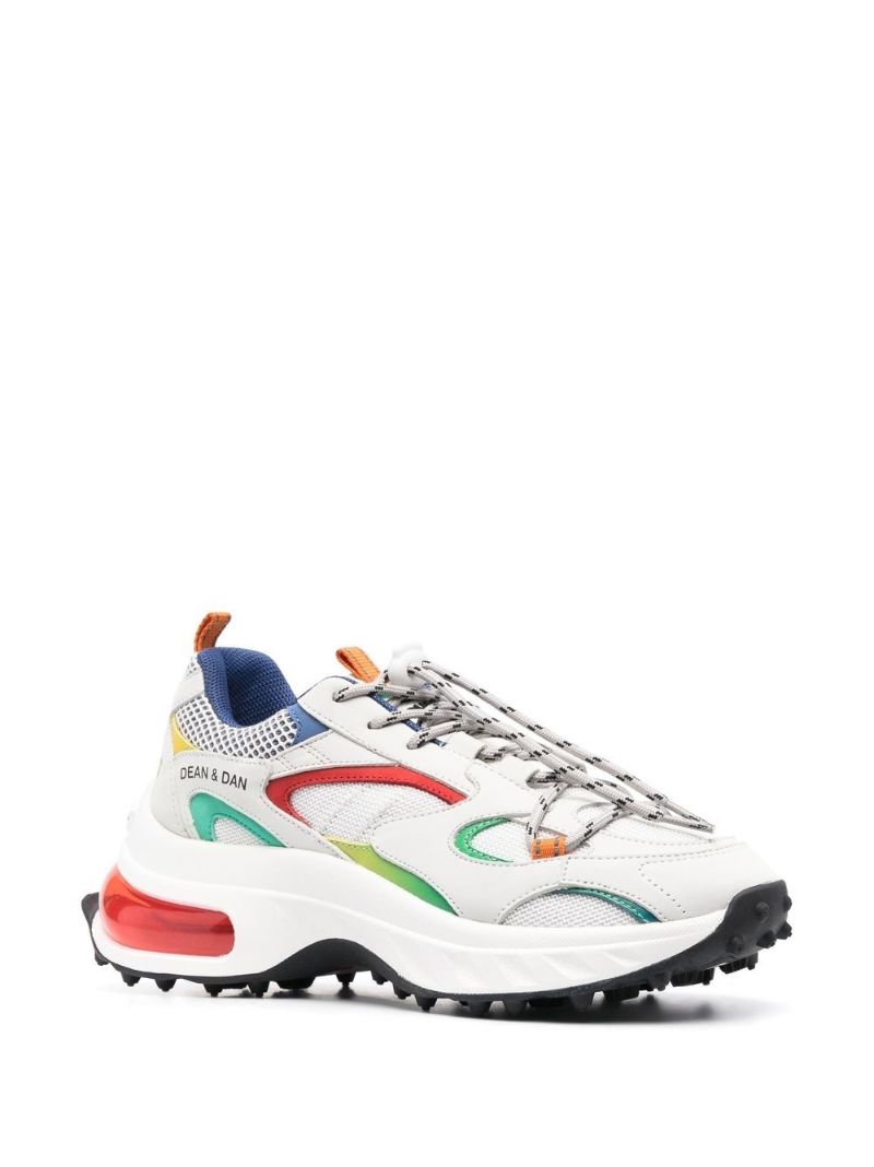 White Bubble Low-top Sneakers