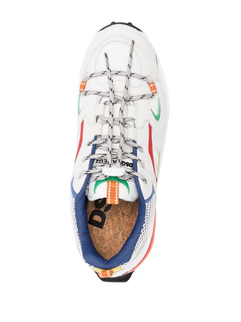 White Bubble Low-top Sneakers